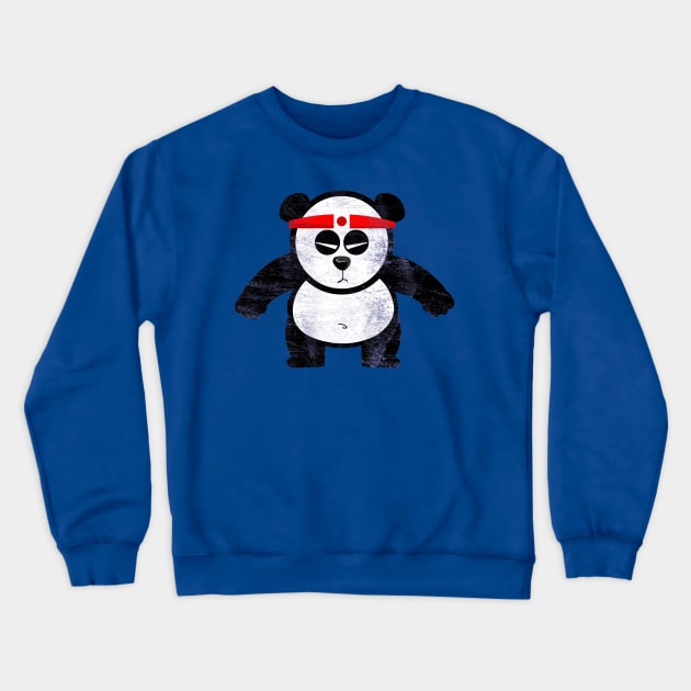 PANDA ACTION Crewneck Sweatshirt by AnishaCreations